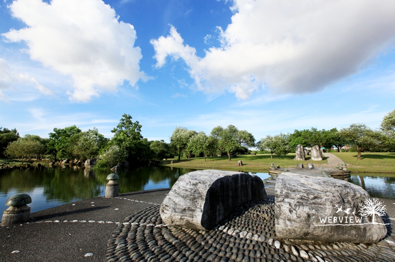 羅東運動公園的水景
